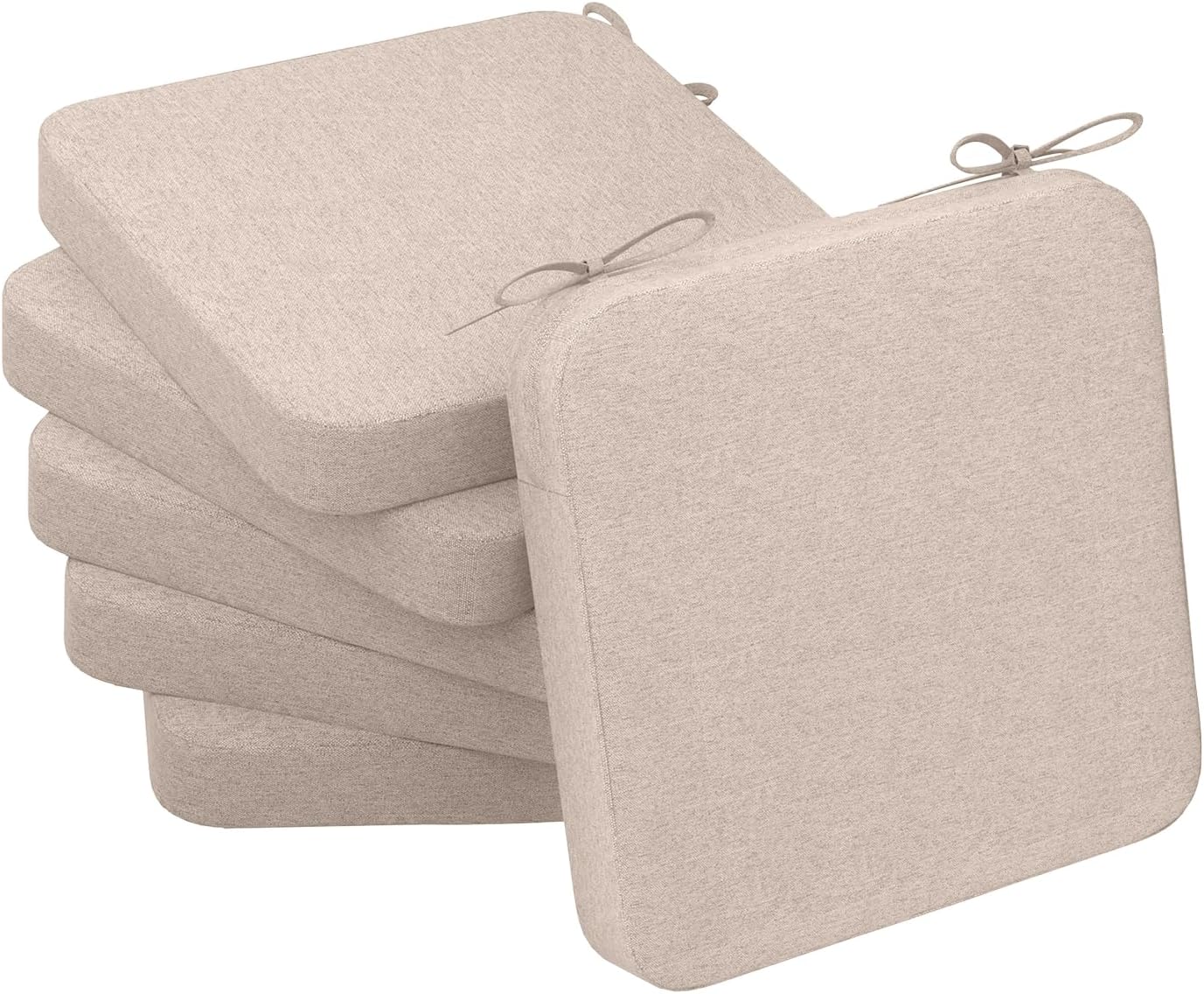 AAAAAcessories Square Chair Cushions for Dining Chairs with