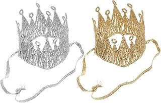 Totority 2 Pçs Tiara De Bebê Recém-Nascido Fitas De Cabelo Para Meninas Coroa Para Meninas Tiaras Para Crianças Tiara De Bebê Menina Tiara Infantil Tiara De Criança Coroa Tiara De Festa De
