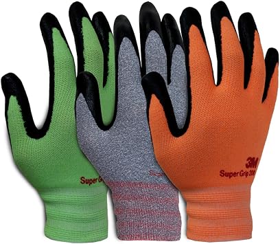 Garden Work Gloves- 3 PACK Large