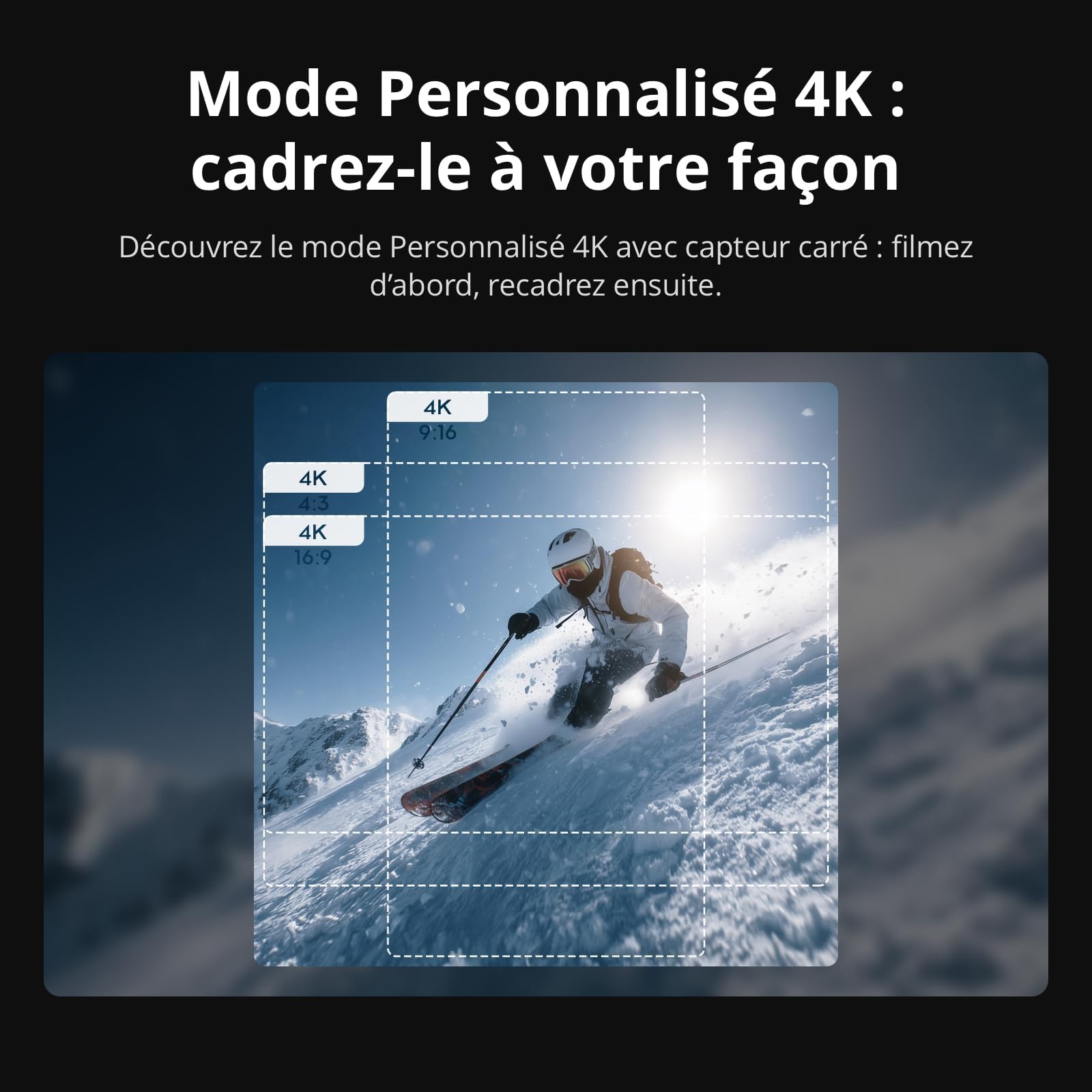 DJI Bundle Standard Osmo Action 6, caméra d'action 8K pour Usage Quotidien