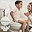 Jool Baby Potty Training Seat for Boys and Girls With Handles, Fits Round & Oval Toilets, Non-Slip with Splash Guard, Includes Free Storage Hook (Sage)