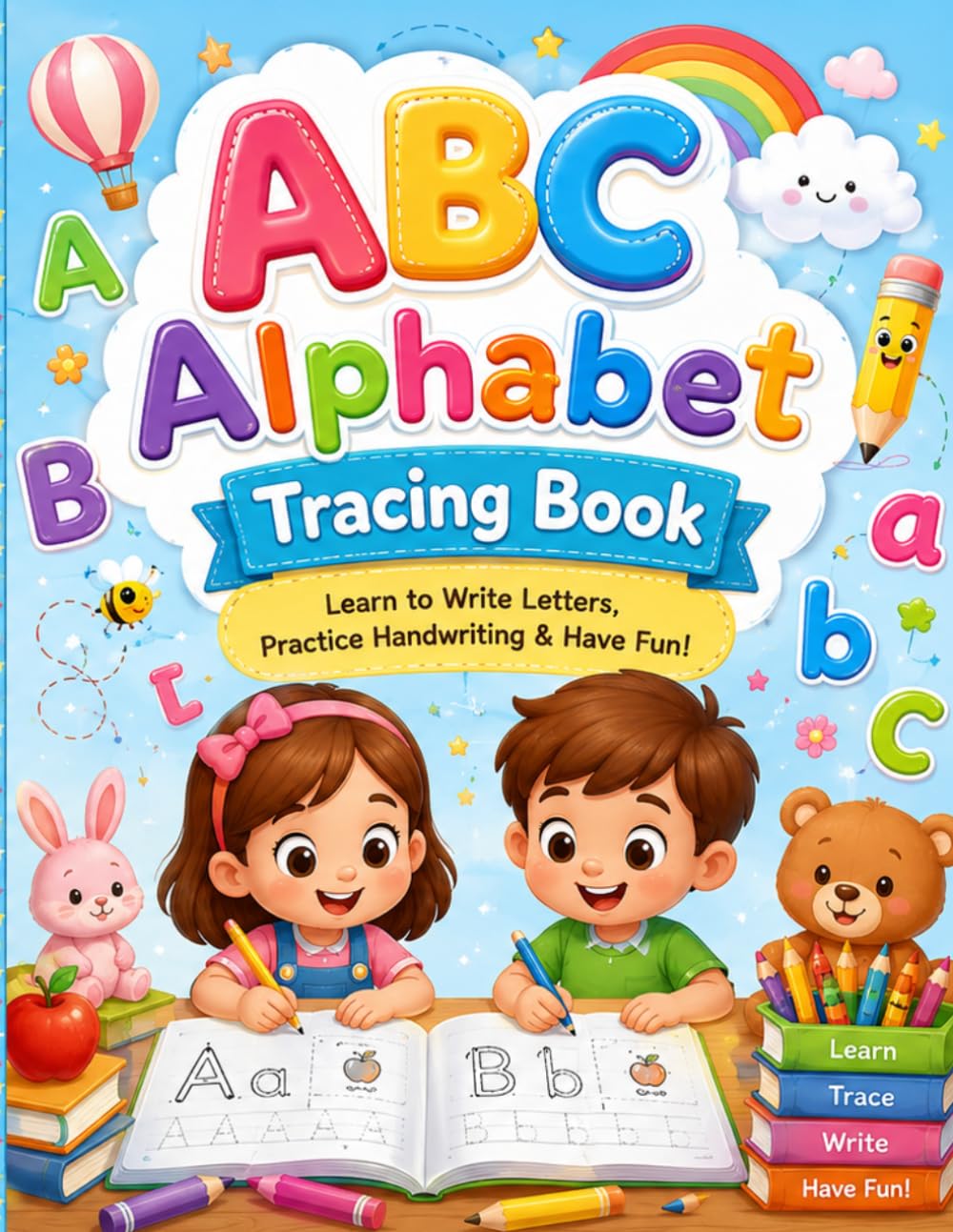 ABC ALPHABET TRACING BOOK