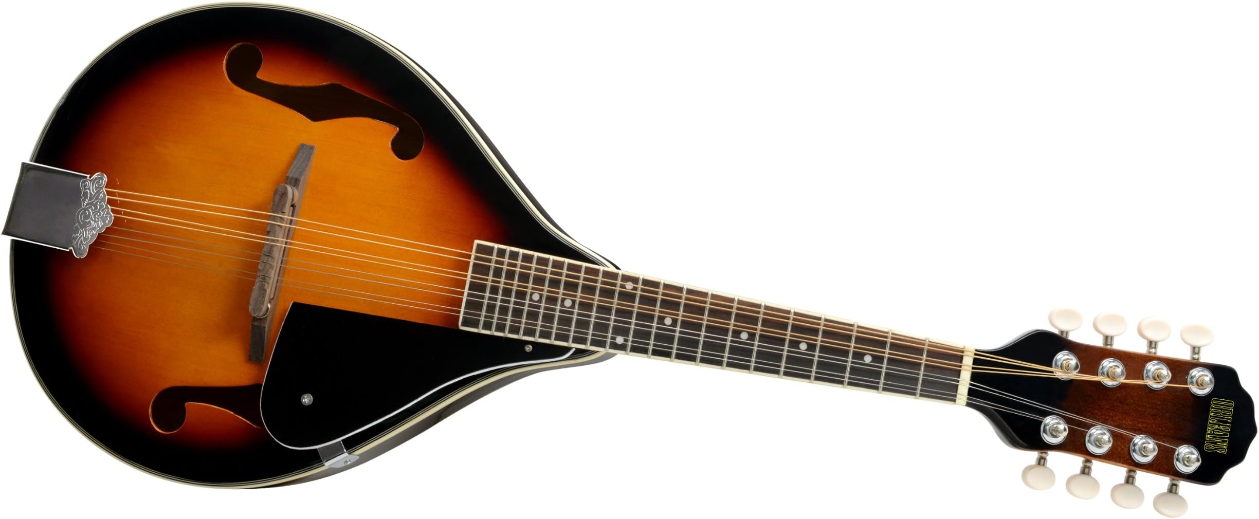 Orleans ORL 205M Full Size Sunburst Finish Mandolin with Gig Bag, Sunburst