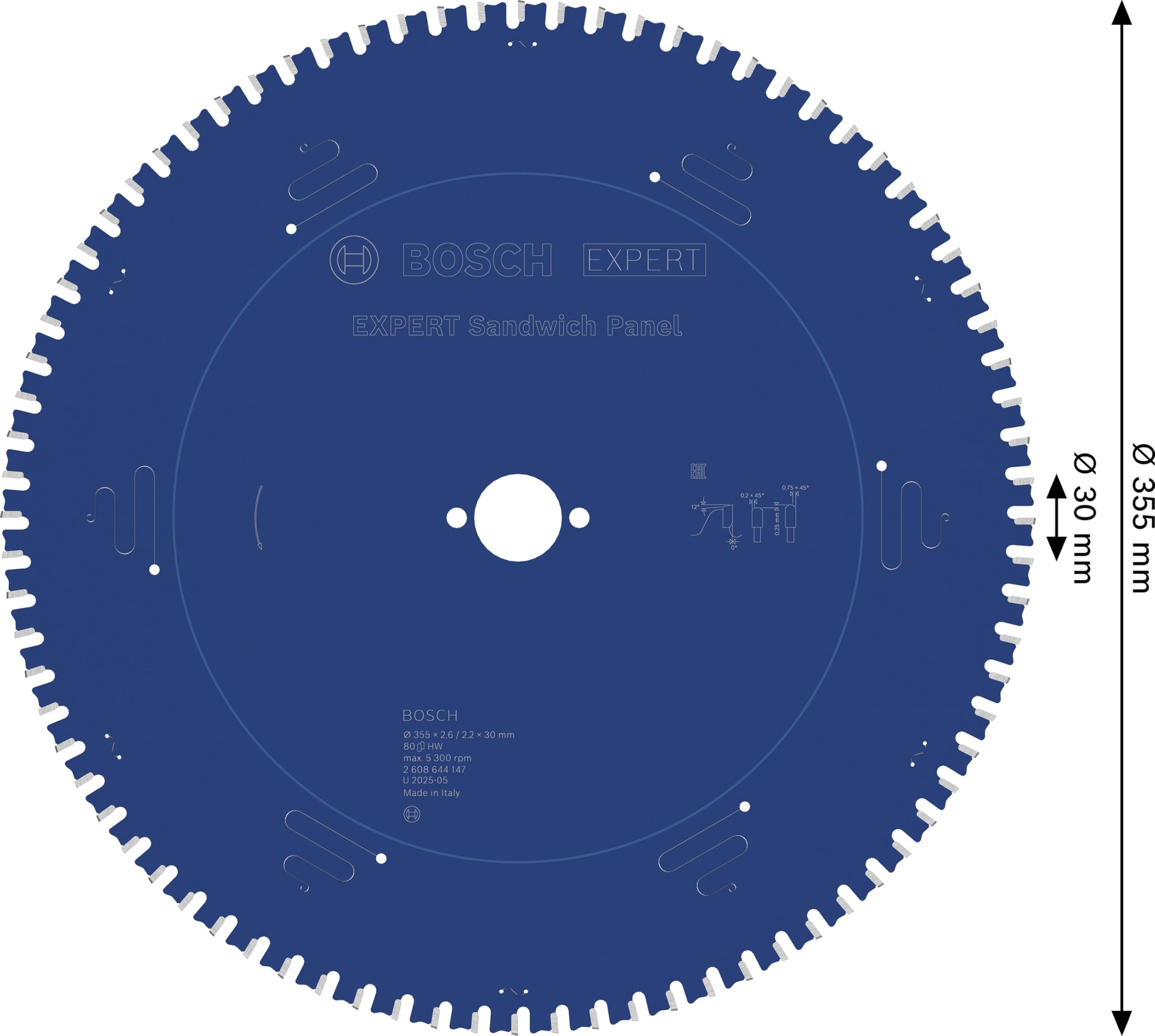 Bosch Professional Esperto sandwichpanel cbs 355 x 3 0x 80d