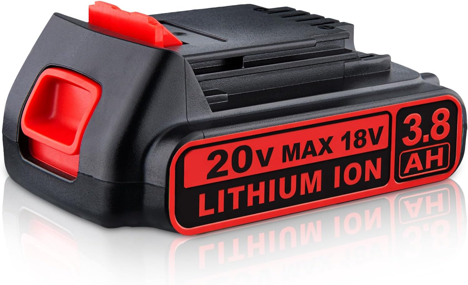 VANTTECH (Up to 8.0Ah 2 Pack) 20V LB2X4020 Lithium Battery Replacement for Black and Decker 20V Lithium Battery LB2X4020 LB2X4020-OPE LBD2020S LBXR20 LBXR2020APB LBXR2020-OPE LBXR2020 High Capacity