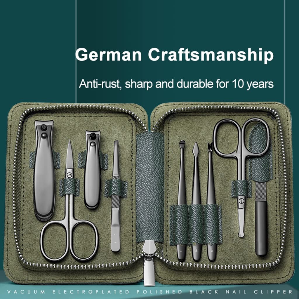 Manicure Kit Stainless Steel Clipper Cutter Scissors Toenail Thick Nails Grooming Care Set