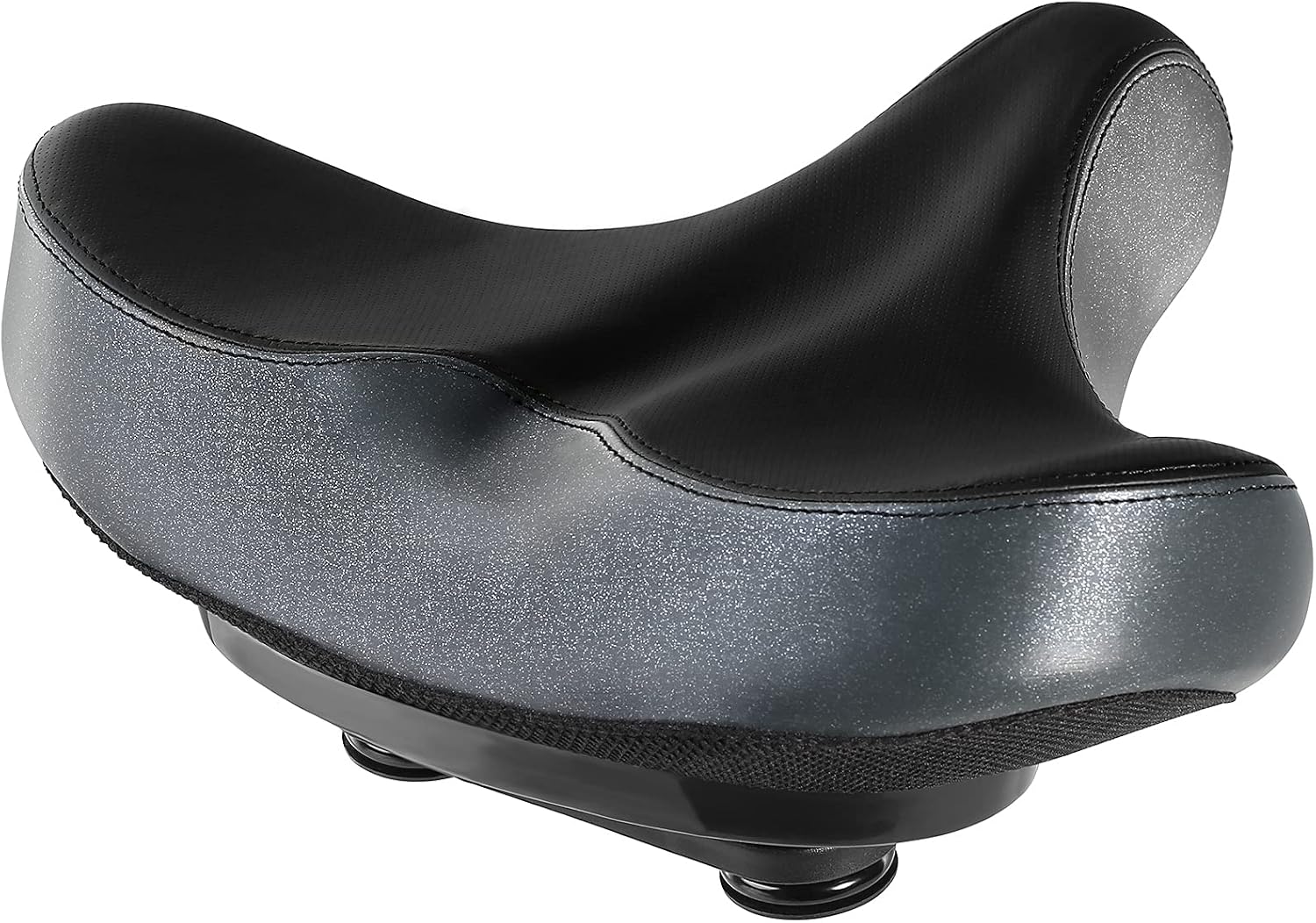 Wide Bike Saddle Waterproof Bicycle Seat Padded Saddle with Soft Cushion Univesal Fit Comfy Bike Seat