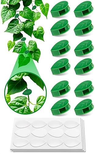 Miniatura 10 de Dimrom 200 clips para jardín, enrejado de cuerda para tomate, lazos para plantas de exterior, plantas trepadoras, soporte de plantas