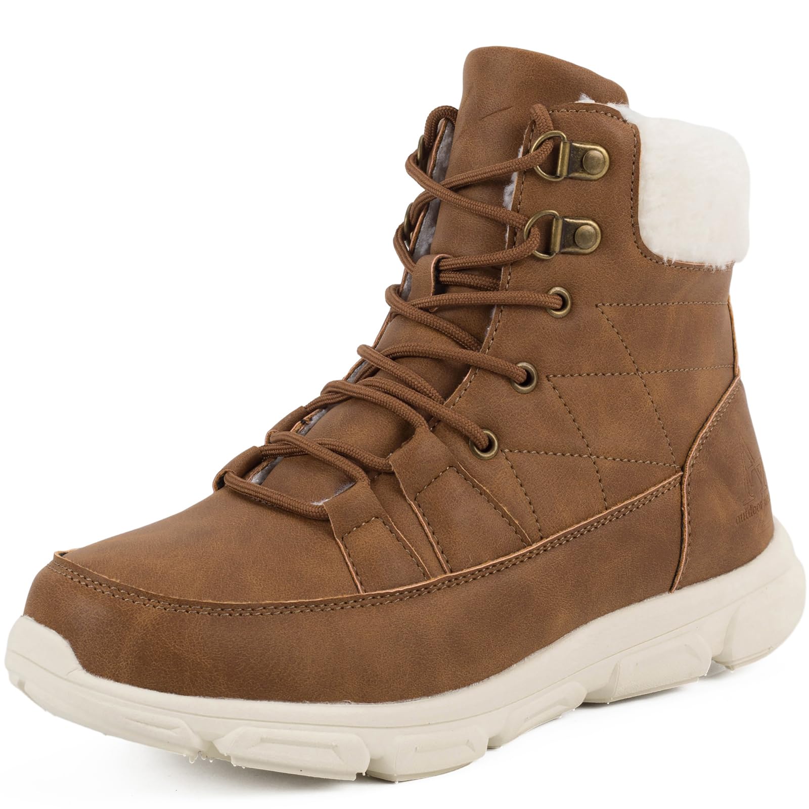 upsolo mens winter trekking snow boots
