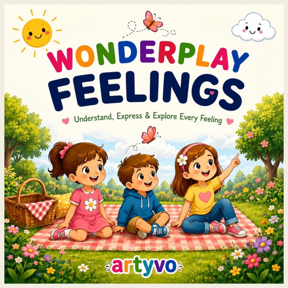 WonderPlay Feelings: A Story & Activity Book for Big Feelings and Little Hearts: Helping Children Understand, Express and Explore Their Emotions