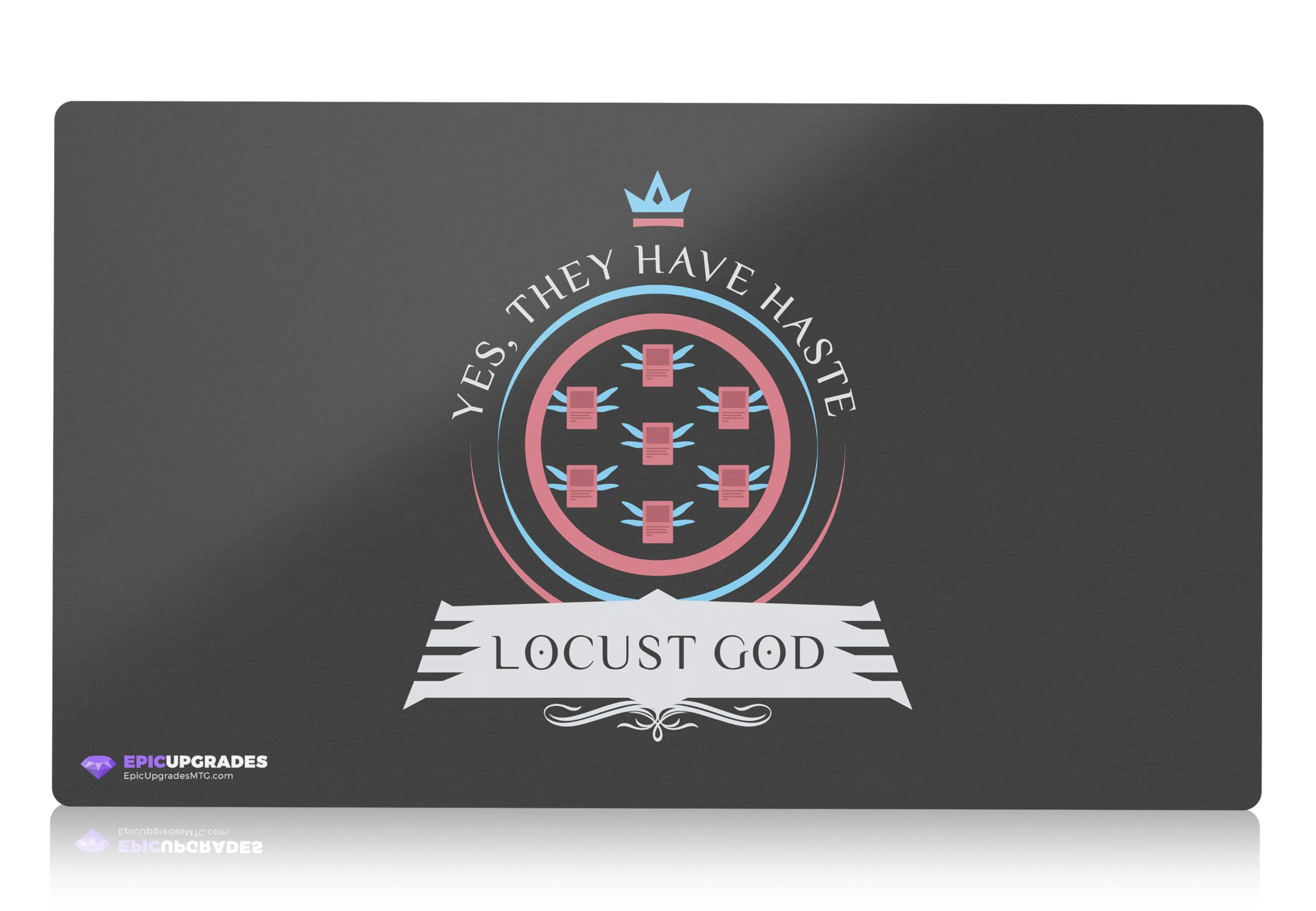 mtg locust god commander deck Playmat a standard top loader Background Color + Card Orientation:White / Vertical Sisu Divine Water Dragon Rarity_Common