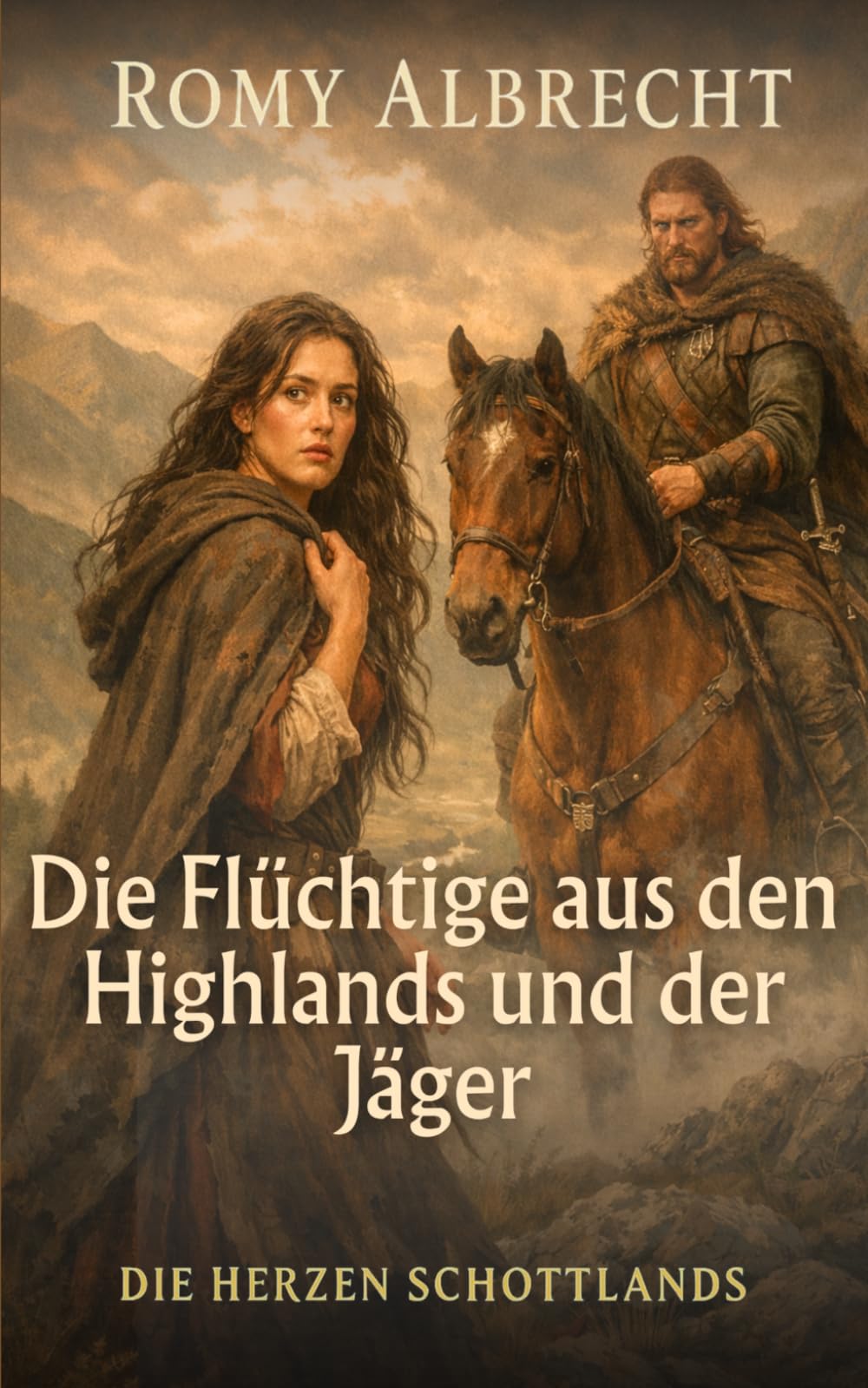 Die Flüchtige aus den Highlands und der Jäger: Eine Highland-Romanze über Flucht, Schutz und eine verbotene Liebe (Die Herzen Schottlands)
