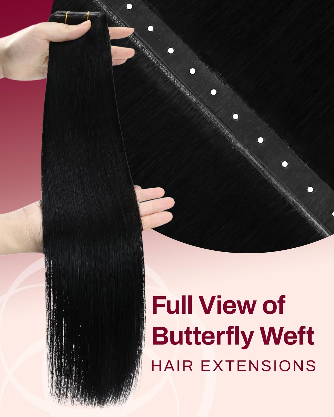 Moresoo Weft Hair Extensions Real Human Hair Medium Brown Highlighted Platinum Blonde Sew in Human Hair Extensions Brown to Blonde Full Head Remy Straight 18 Inch 100g/Pack #P6/60 — view 30
