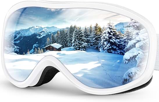 Powster] スキーゴーグル OTGプロスキーゴーグル ホワイト Powster