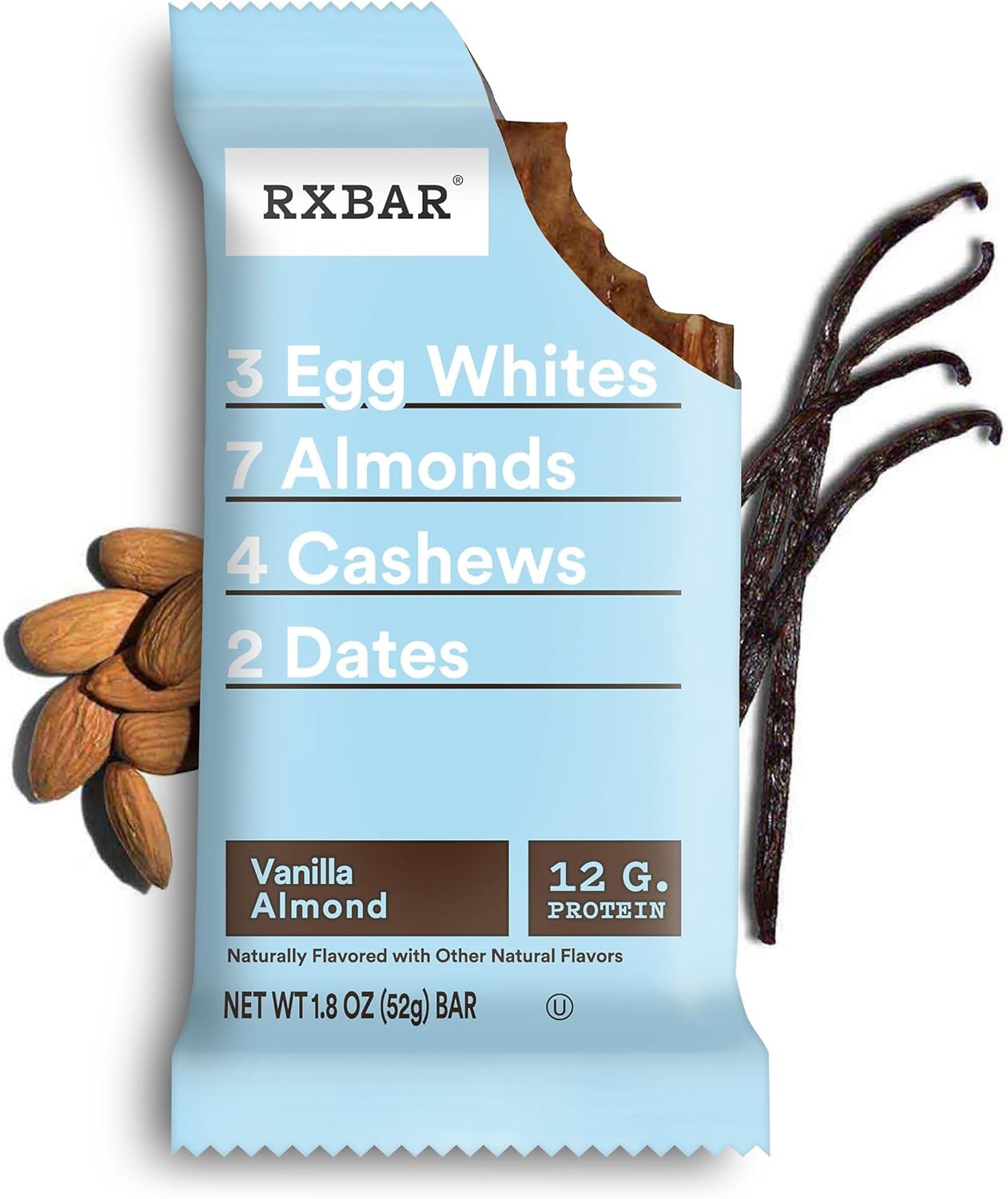 Protein Bars, Protein, Gluten Snas, Vanilla Almond (6 Boxes,