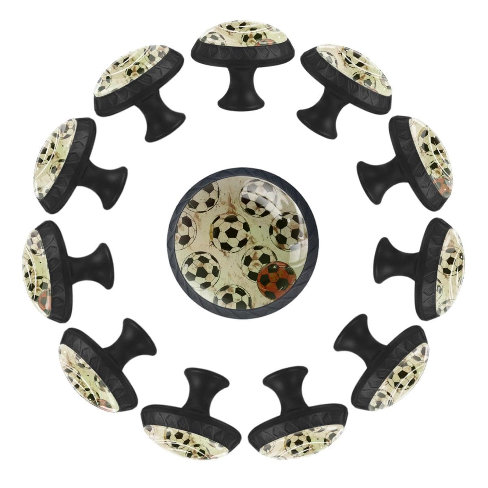 Boutons de tiroir ronds vintage en cristal pour rénover un meuble ancien