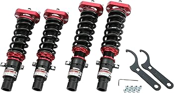 サスペンションキット(一式) 黒/赤 blitz車高調 プリウス50前期2WDサスペンションキット BLITZ黒/赤 プリウス50前期2WD