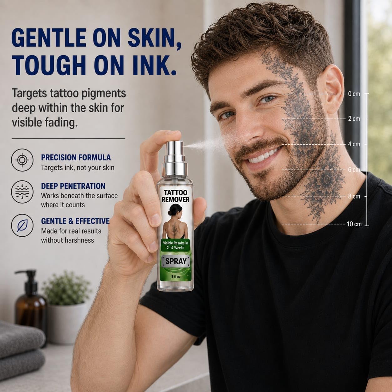 Advanced Tattoo Removal Spray for Large & Small Tattoos
