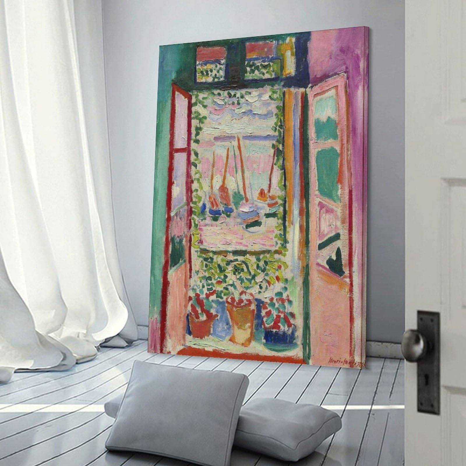 Amazon.com: CAIFF Henri Matisse Open Window Poster Vintage Wall