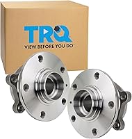 Vista 191 de TRQ Par de conjunto de cubo de cojinete de rueda delantera izquierda derecha, 2 piezas compatible con Lexus GX460 2003-2009 GX470 2003-2023 Toyota