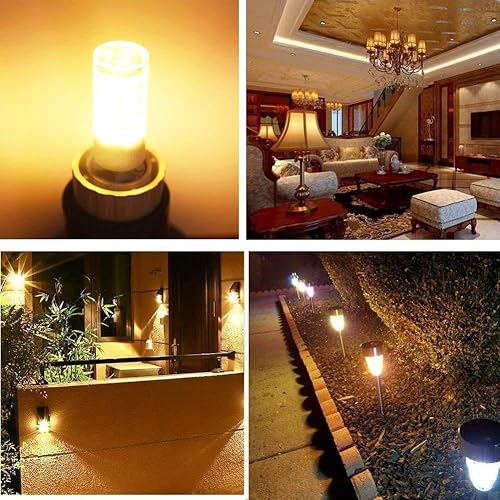 Miniatura 5 de Bombilla LED G4 de 12 V 5 W, G4 T3 JC Bi-Pin Base Foco Lámparas de Foco Equivalente a Bombilla Halógena de 40 W, CACC 12V V Voltaje Bajo Voltaje