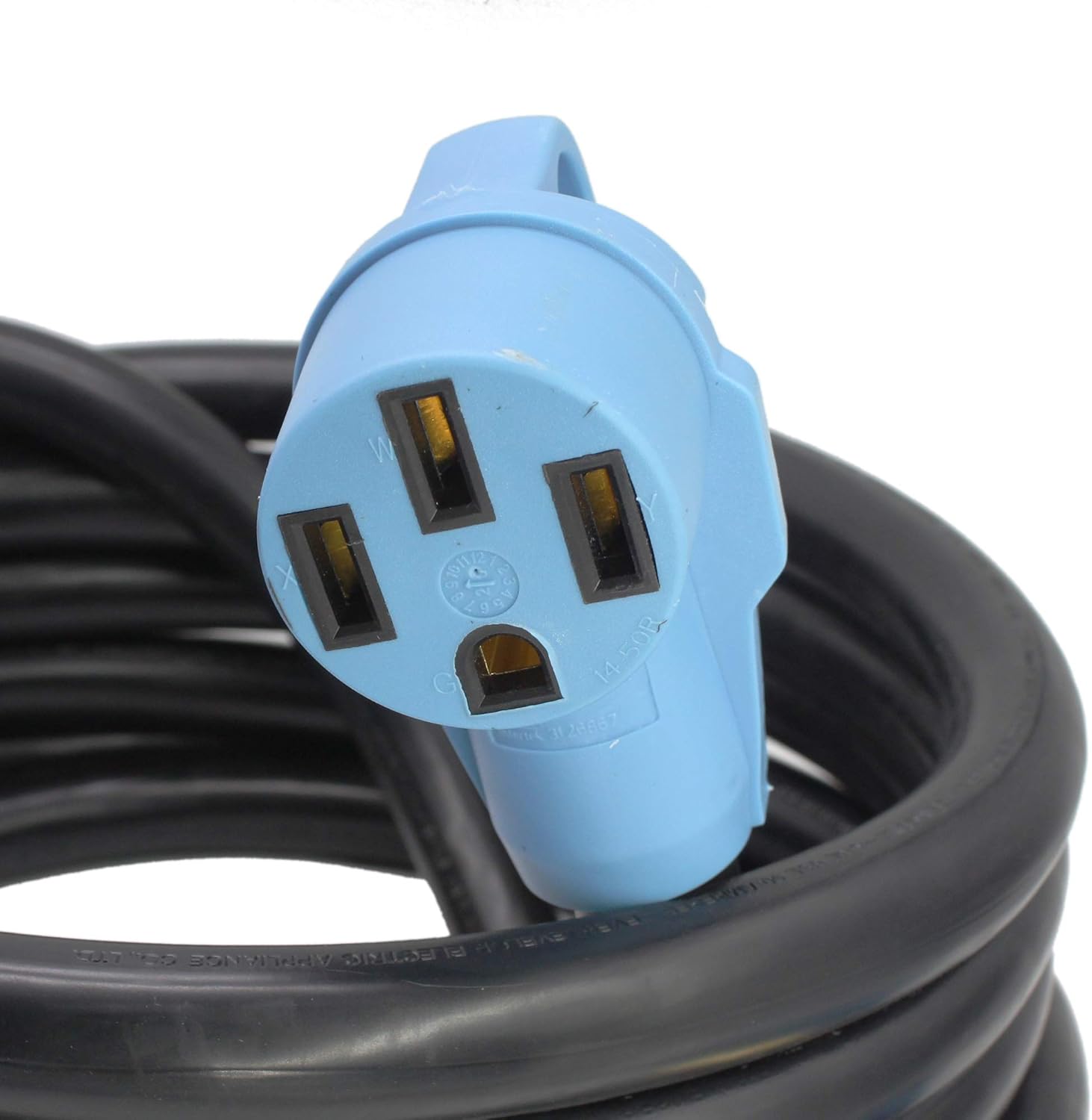 Free Shipping Over $50 X-Haibei 50 Amp RV Extension Power Cord, 25 Foot 50 Amp Male to 50 Amp Female Cord Weaterproof 4 Wire with Finger Grip Cord