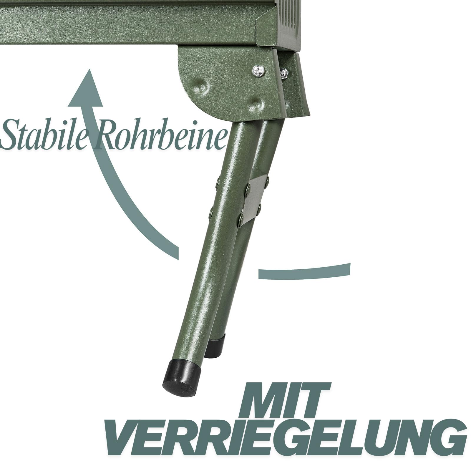 Tragbarer Campinggrill Klappbar mit Tragetasche – Holzkohle Tischgrill 45x31 cm – Faltbarer Grill für Camping, Picknick, Garten & Balkon – Kompakter Reisegrill mit Ablagen