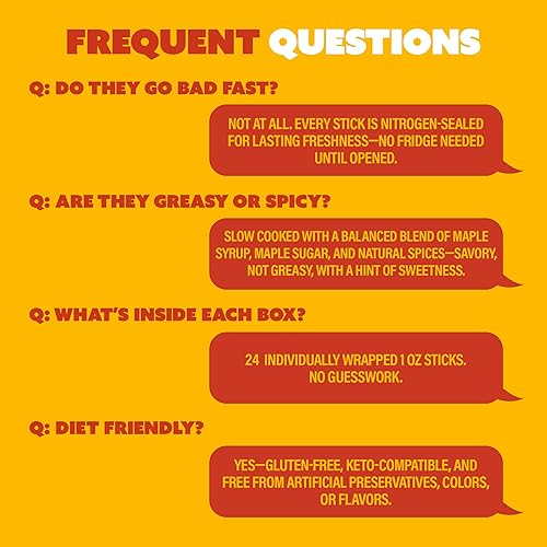 Miniatura 7 de Vermont Smoke & Cure - Palitos de cerdo de tocino ahumado sin curar con nogal - Snack de proteína de carne - Snack de carne portátil más saludable