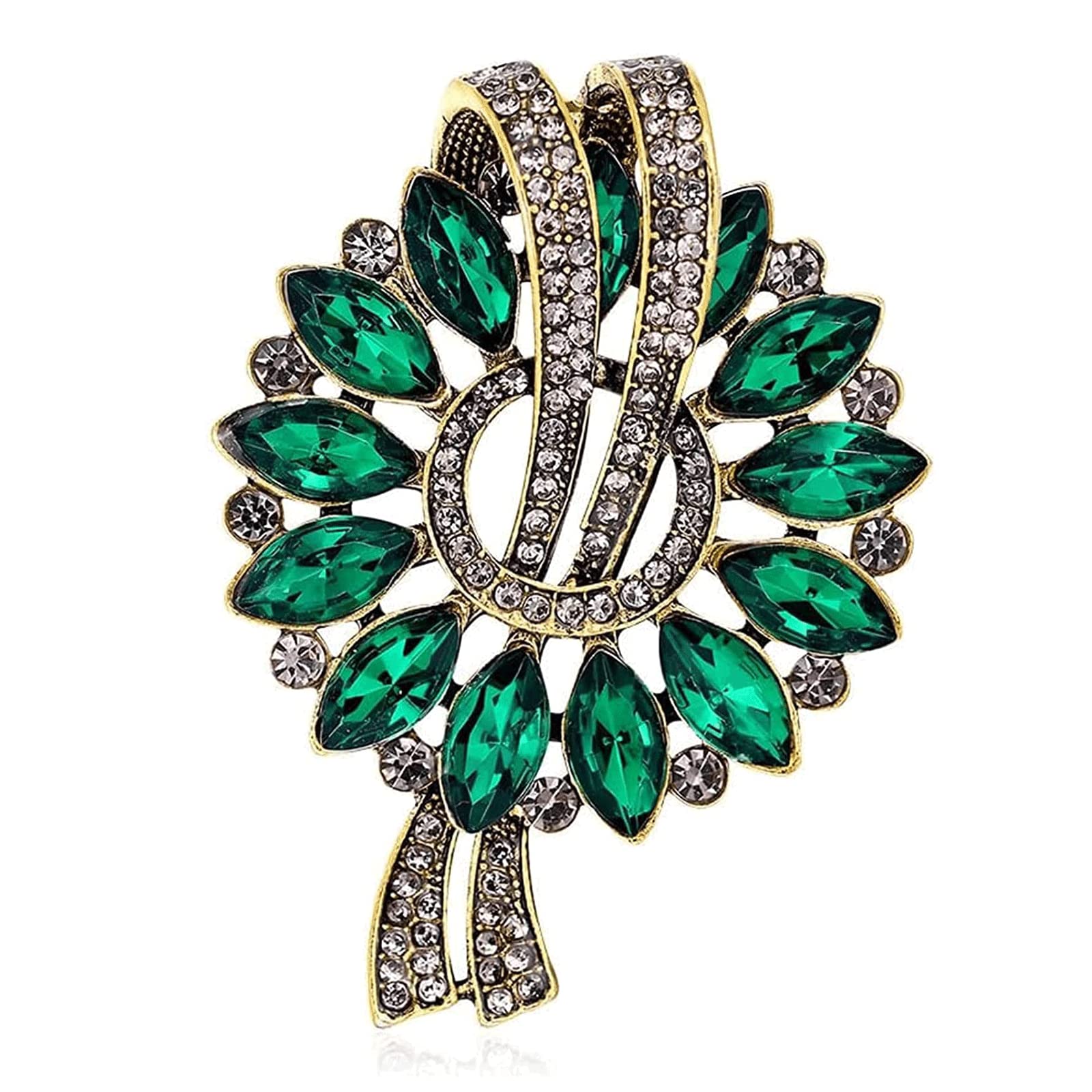 Broschen Legierung Mode Exquisite Brosche Blumenschmuck Anstecknadel Geschenk für Frauen Schalnadel Dekoration Zubehör Kragennadel