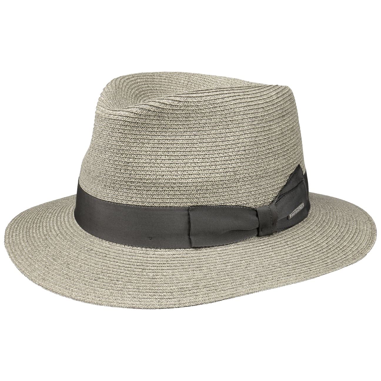 Stetson Sombrero de Paja Ventaco Traveller Mujer/Hombre - Made in Italy Sol Hombre con Banda Grosgrain, Grosgrain Primavera/Verano