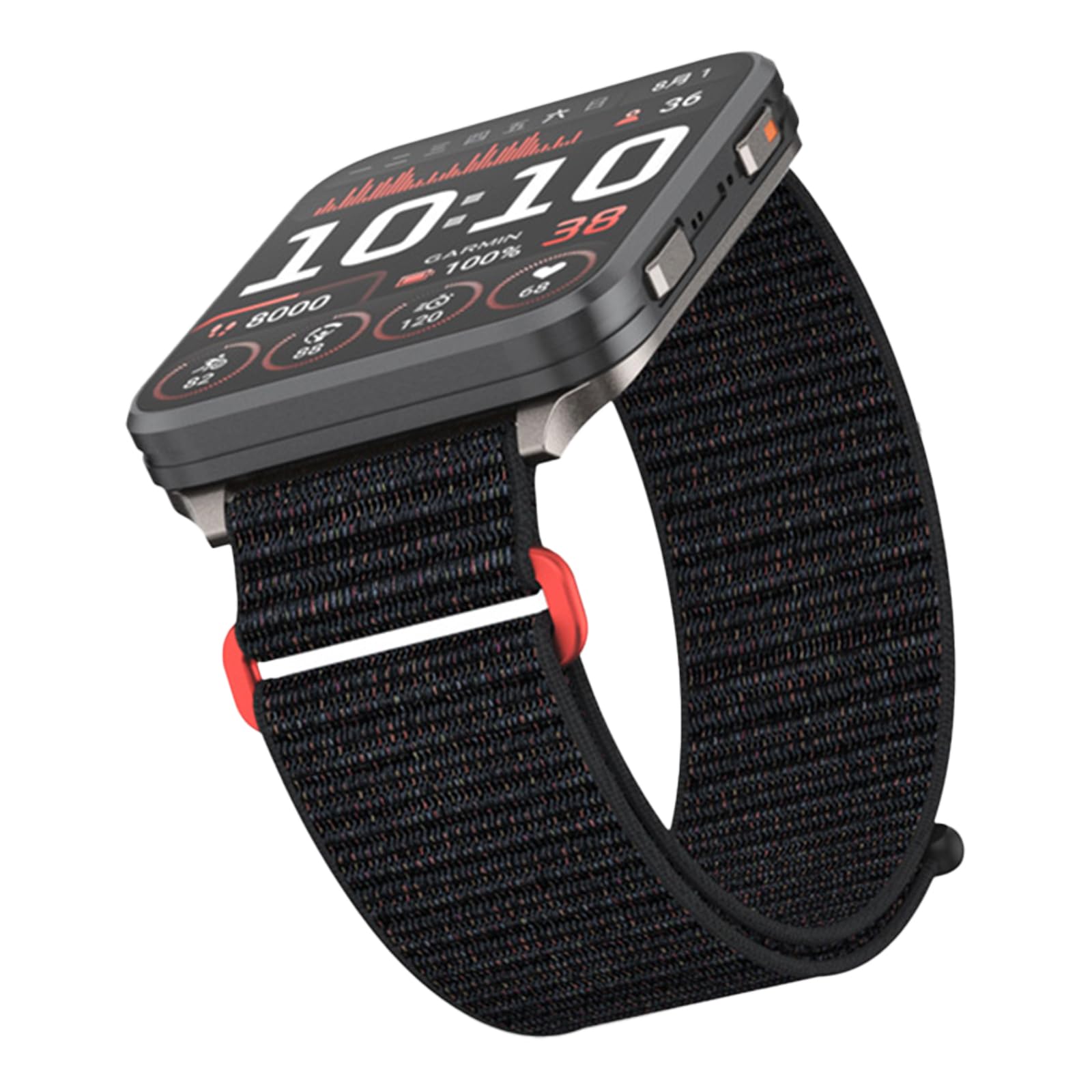 Nylonowy pasek 24 mm kompatybilny z bransoletką Garmin Venu X1 Sport dla mężczyzn i kobiet