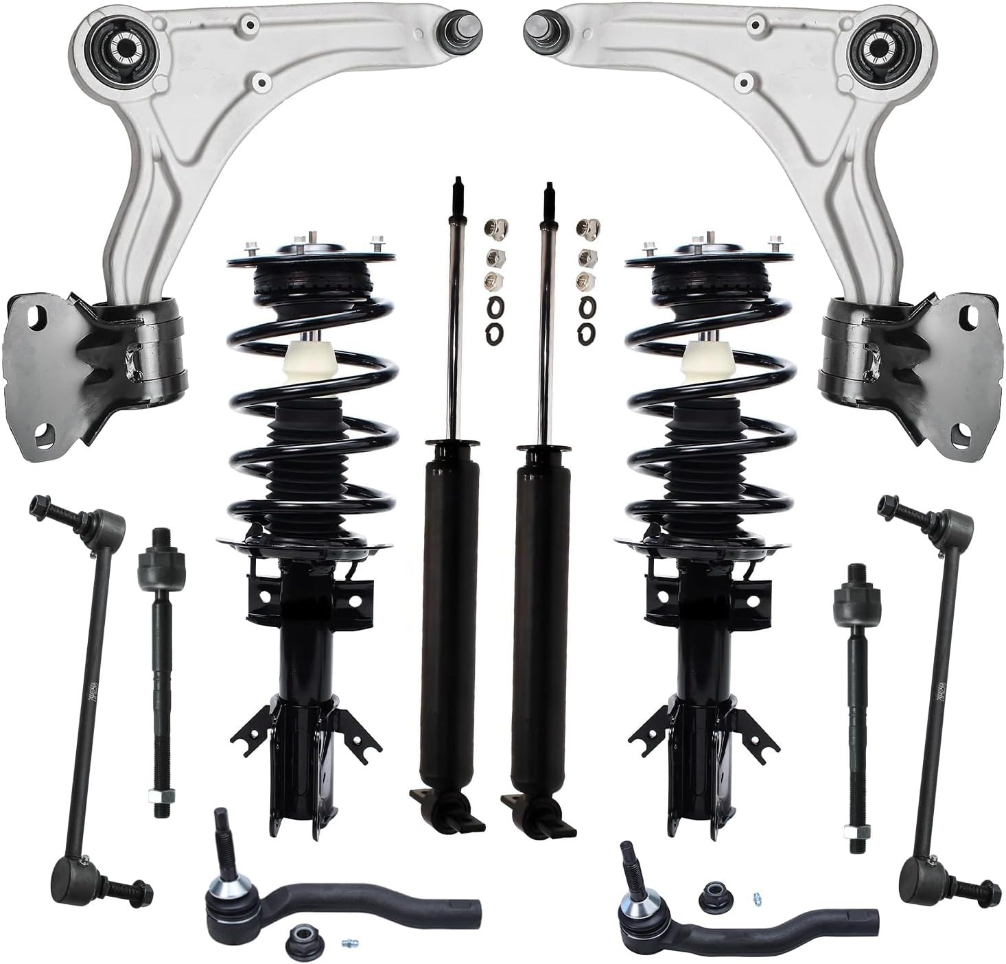 Detroit Axle Front and Rear Suspension Kit for Ford Fusion (2013–2020)