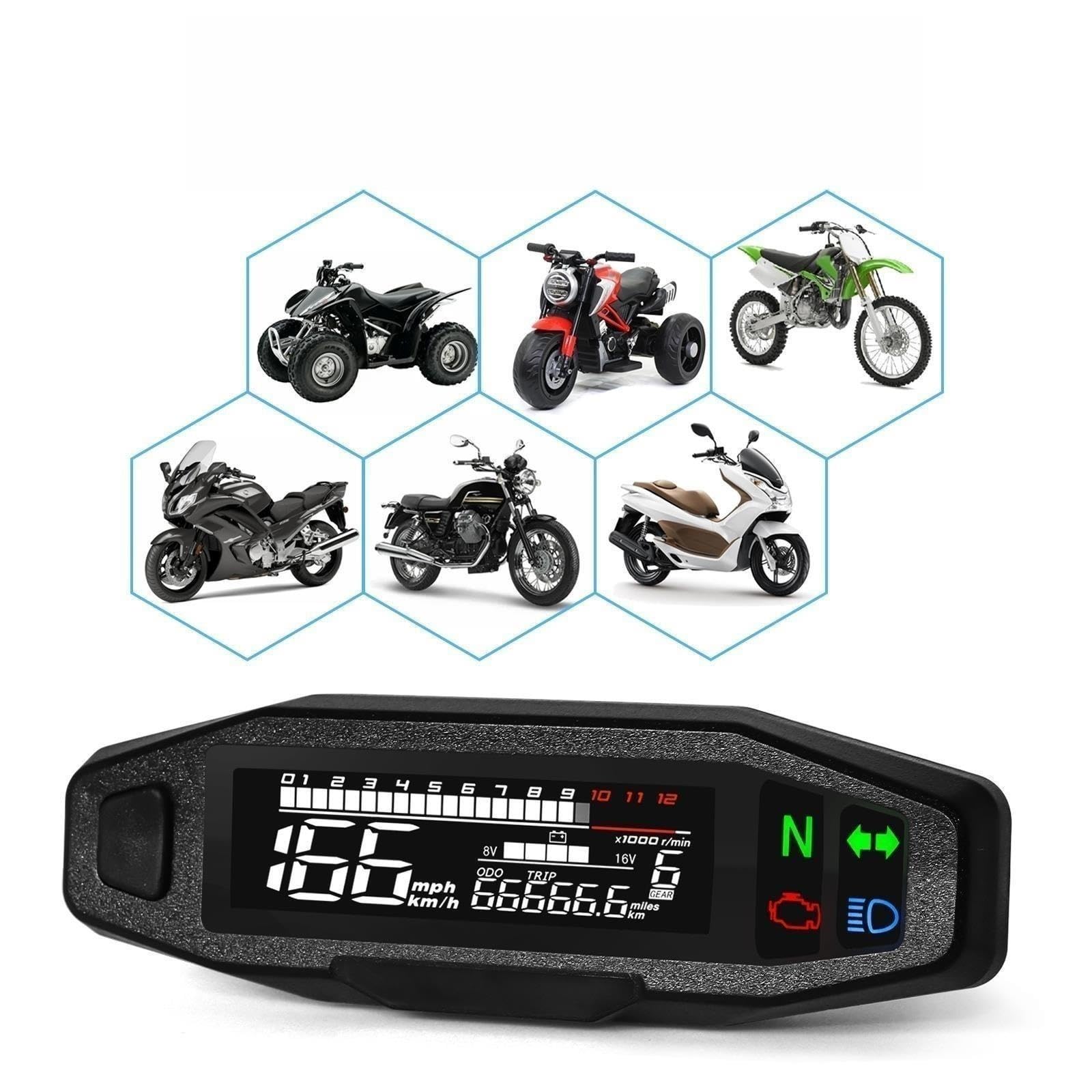 Medidor distancia moto Medidor De Motocicleta
