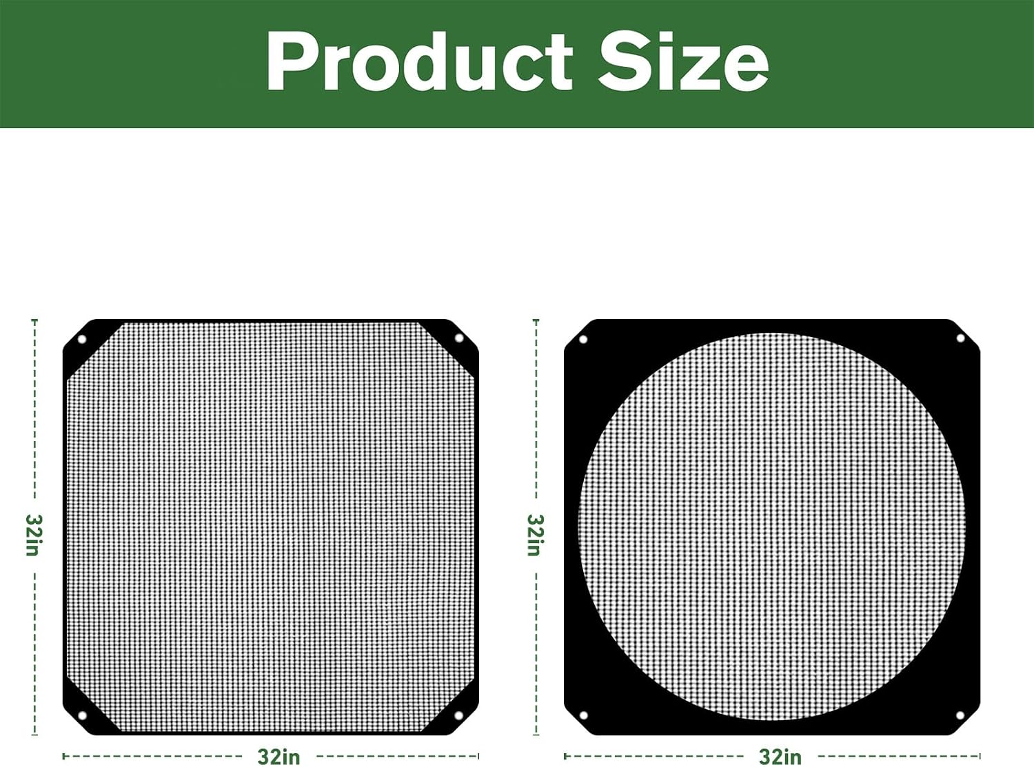 2(Two) 32x32in Central Air Conditioner Cover for Outside, 1(One) Mesh Air Conditioning Cover and 1(One) Mesh and Oxford AC Covers image 2