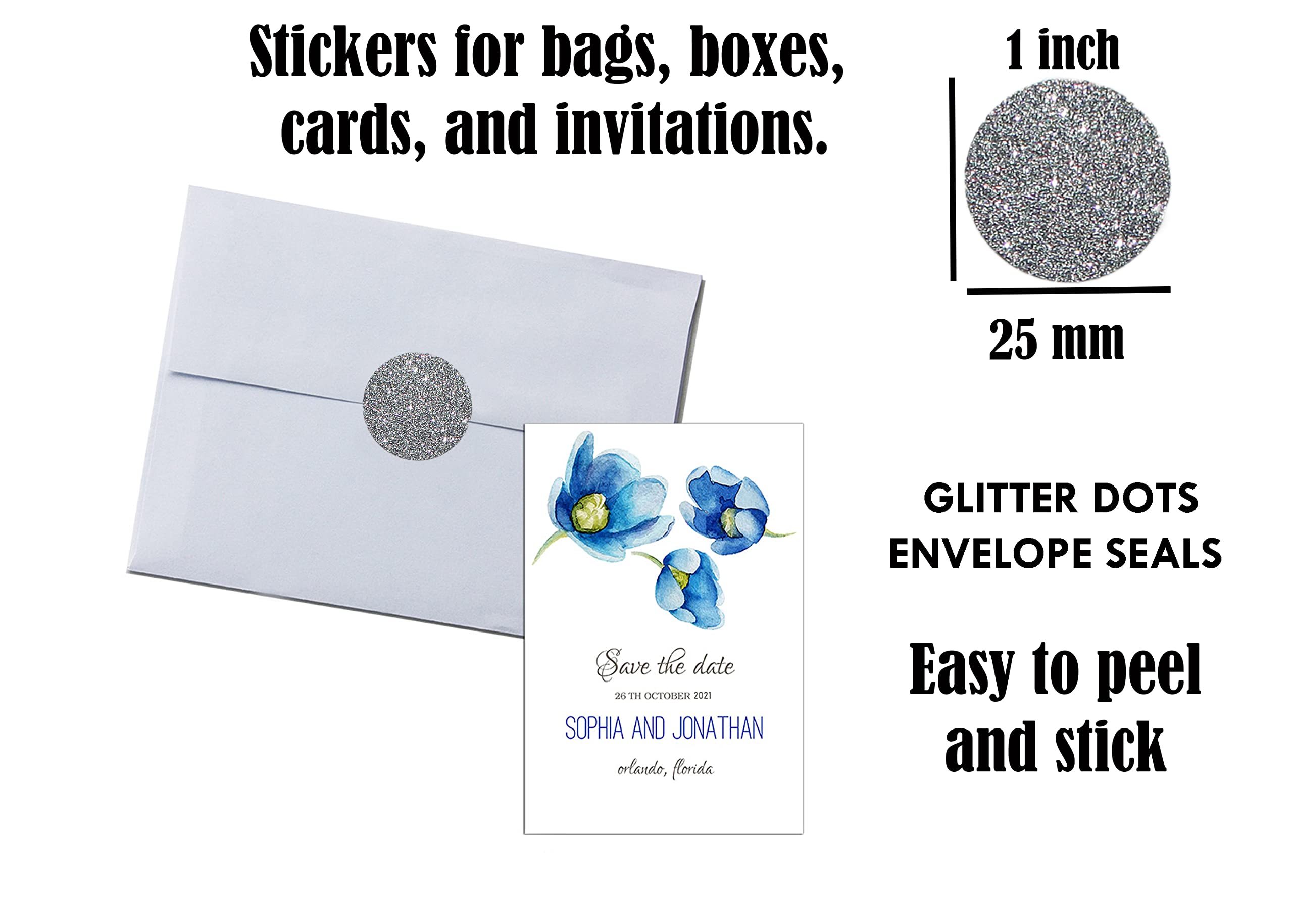 Adesivo Rotondo Personalizzato Con Nome Dell'ospite E Nome Della Comunione - Foto 5