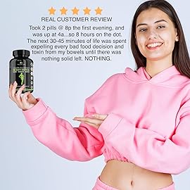 THE ENCLARE NUTRITION Colon Cleanse 15 Day Gut Cleanse Pills - Colon Cleanser for Women & Men - Psyllium Probiotic Laxatives for Constipation, Bloating Relief, Detox Cleanse Weight Loss Support (1)