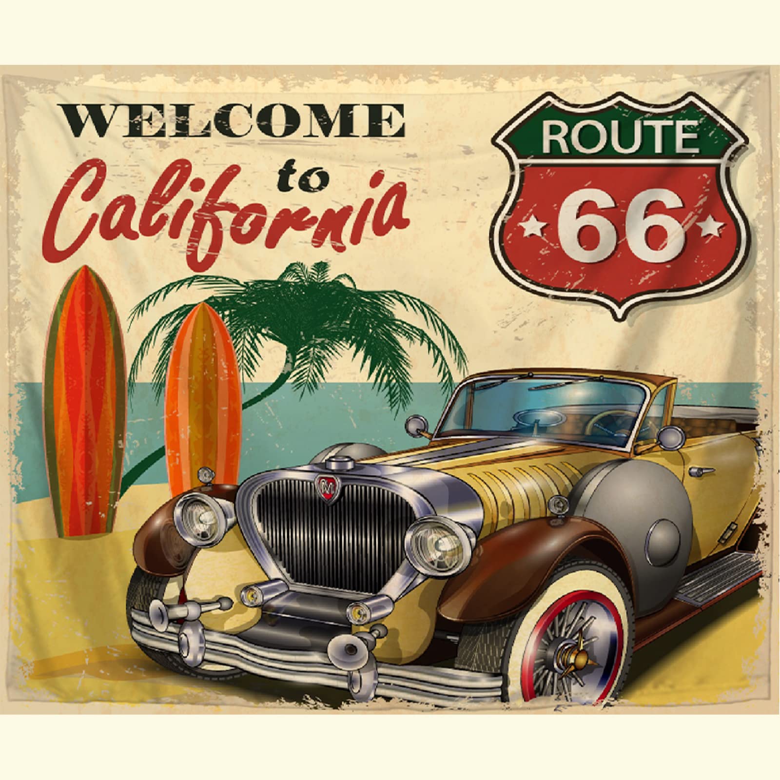 Amazon.co.jp: 東宝 タペストリー 車 クラシックカー レーシングカー