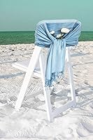 Vista 86 de Sakkas - Chal liso, suave y sedoso Negro