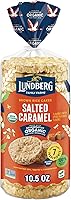 Lundberg Organic Salted Caramel Brown Rice Cakes 10.5oz - Gluten-Free Vegan Crunchy Snacks