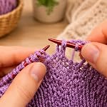 VILLCASE 2sets Aiguilles de tricotage ensemble Aiguille de câble pour tricoté torsadé cousue Crochet fournitures 6 Couleurs