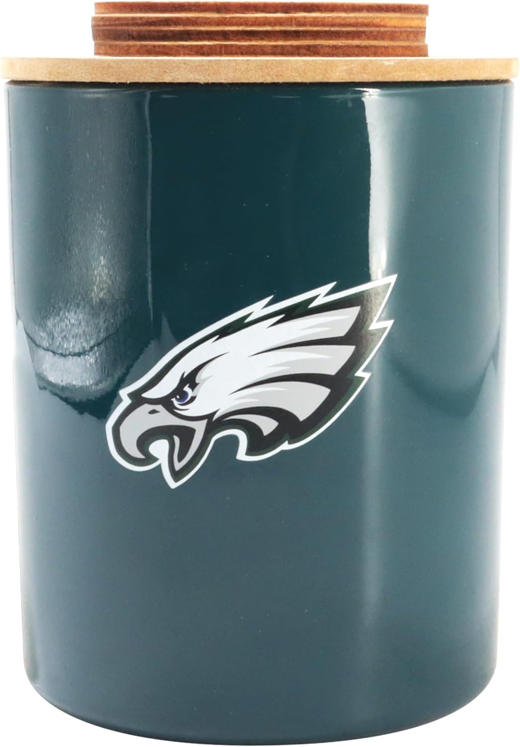 NFL Philadelphia Eagles Stadium Wood Top Glass Candle