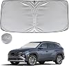 KAYZT Windshield Sun Shade for 2022-2025 Hyun-dai Tucson Foldable Sunshade Front Window Custom Fit Car Accessories