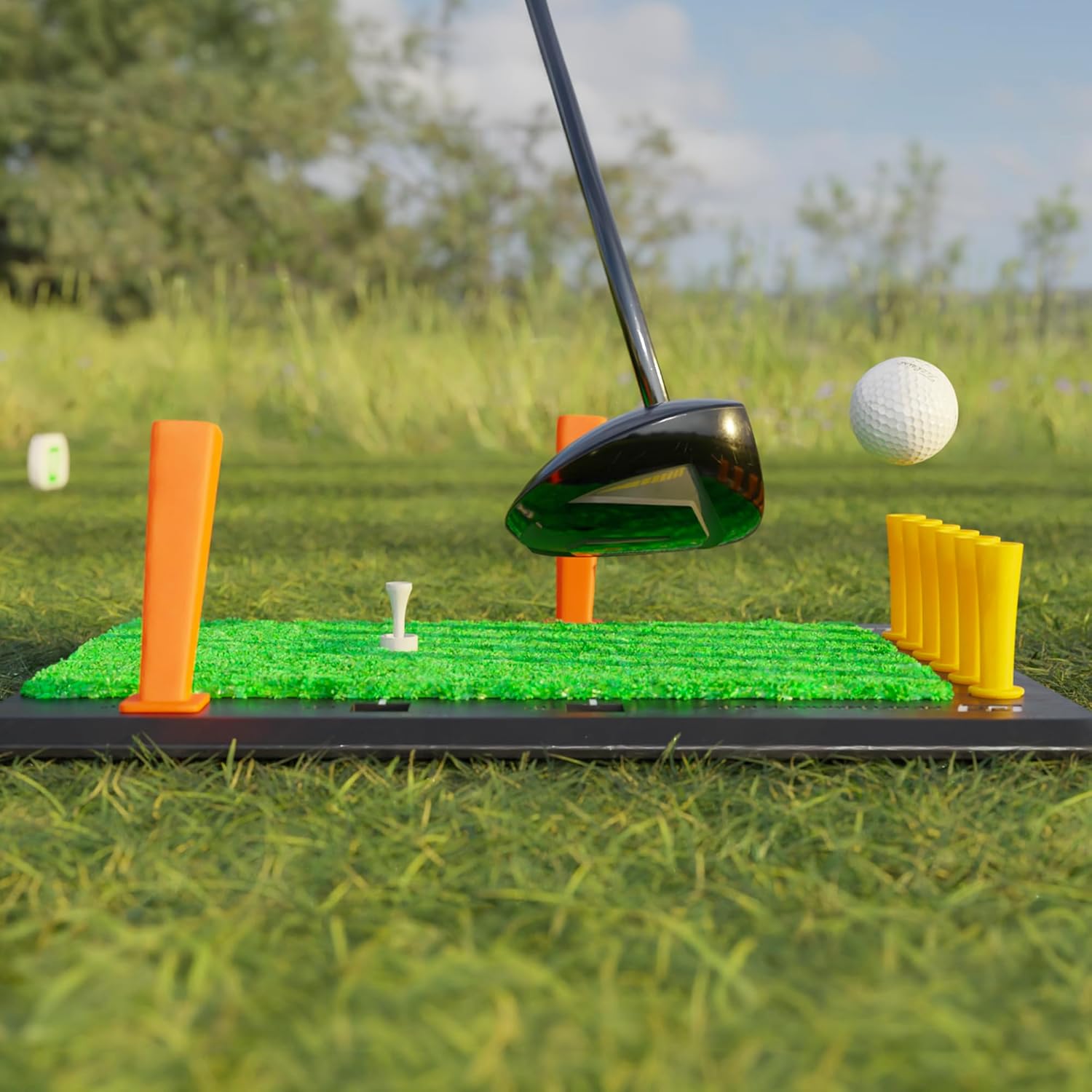 Performance Golf Launch Deck Golf Swing Trainer - Fix Your Slice I Swing Mastery Tool by Hank Haney I Instant Feedback