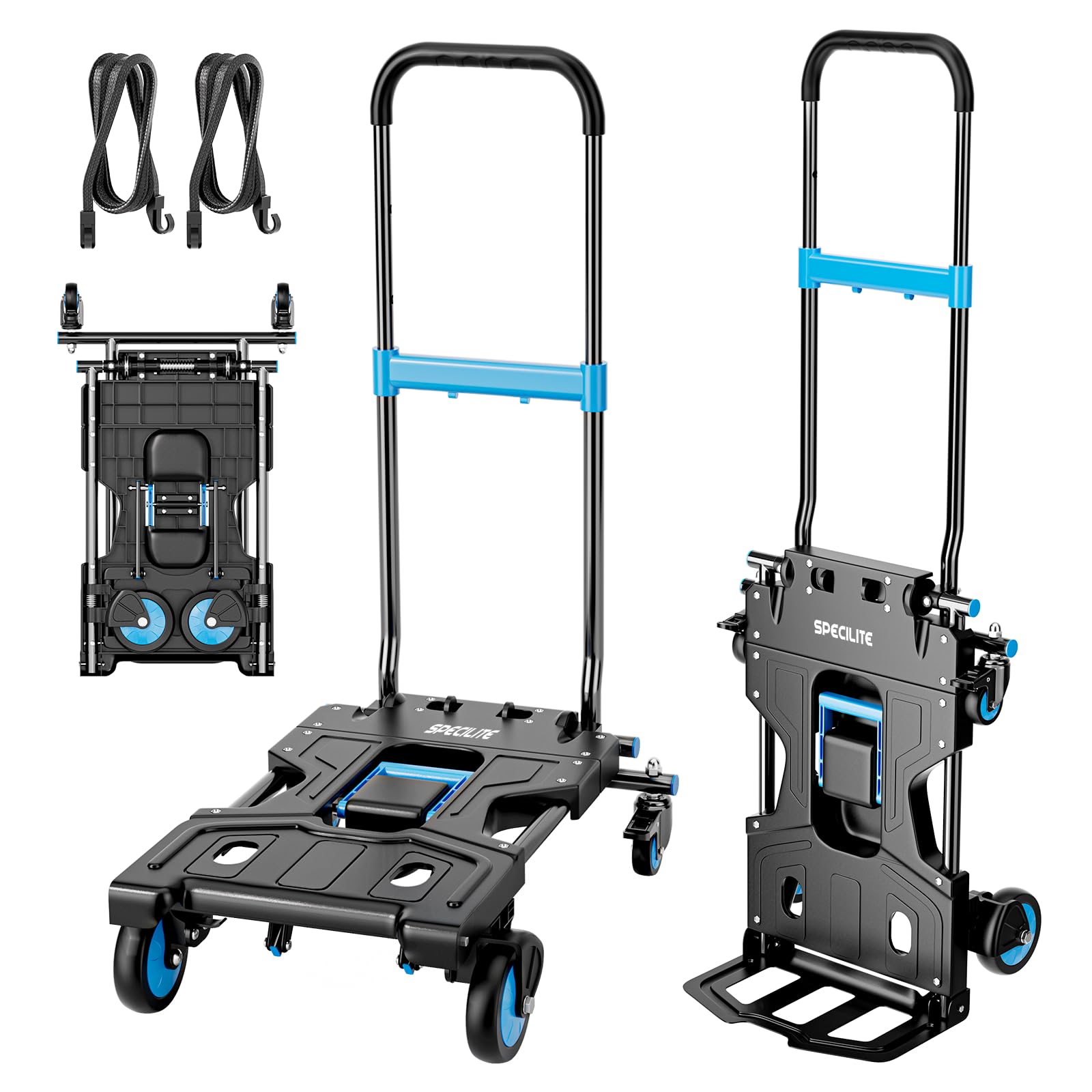 2-in-1 sack truck & platform truck RYAN, 250 kg load, 520x1310 mm