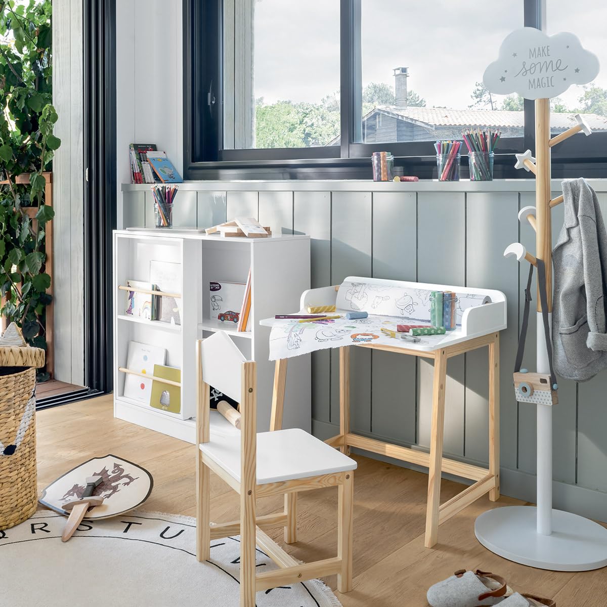 Porte-manteau enfant "Nuage" H135 cm - Atmosphera créateur d'intérieur