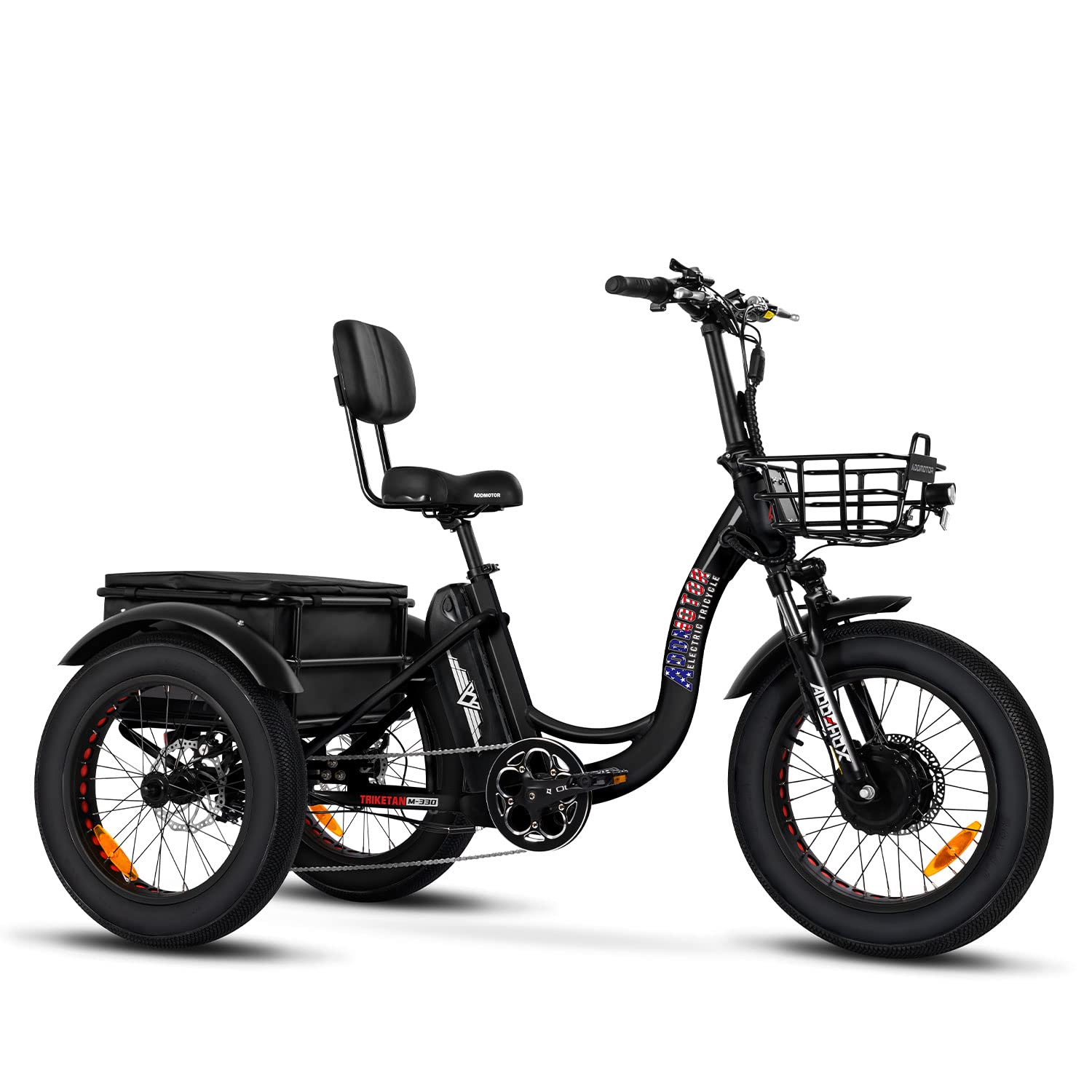 Buy Addmotor Motan Electric Tricycle for Adults, 85 MI Long Range, 450