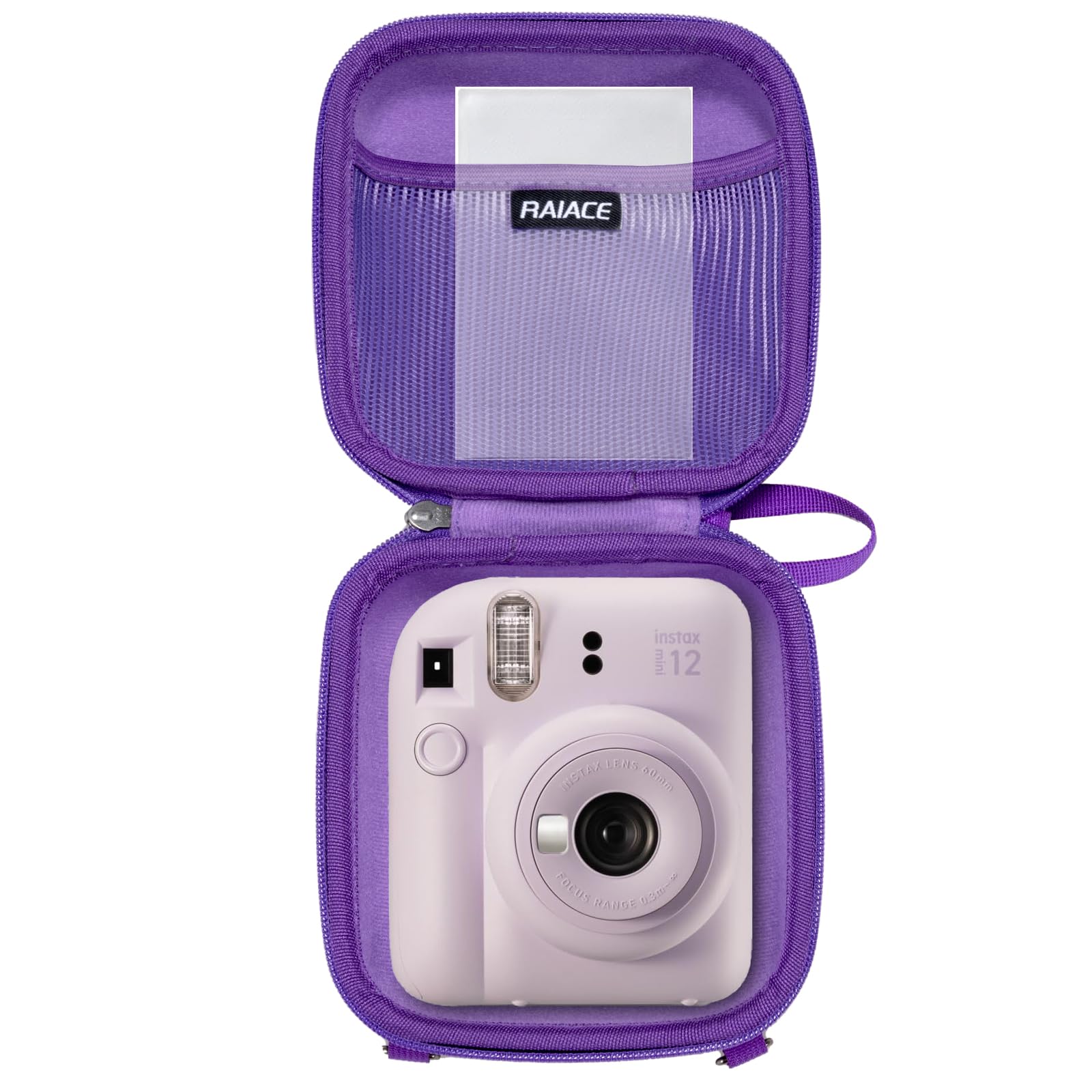 Sac de rangement compatible Fujifilm Mini 12 et Mini 11 - Étui de protection lilas - 8