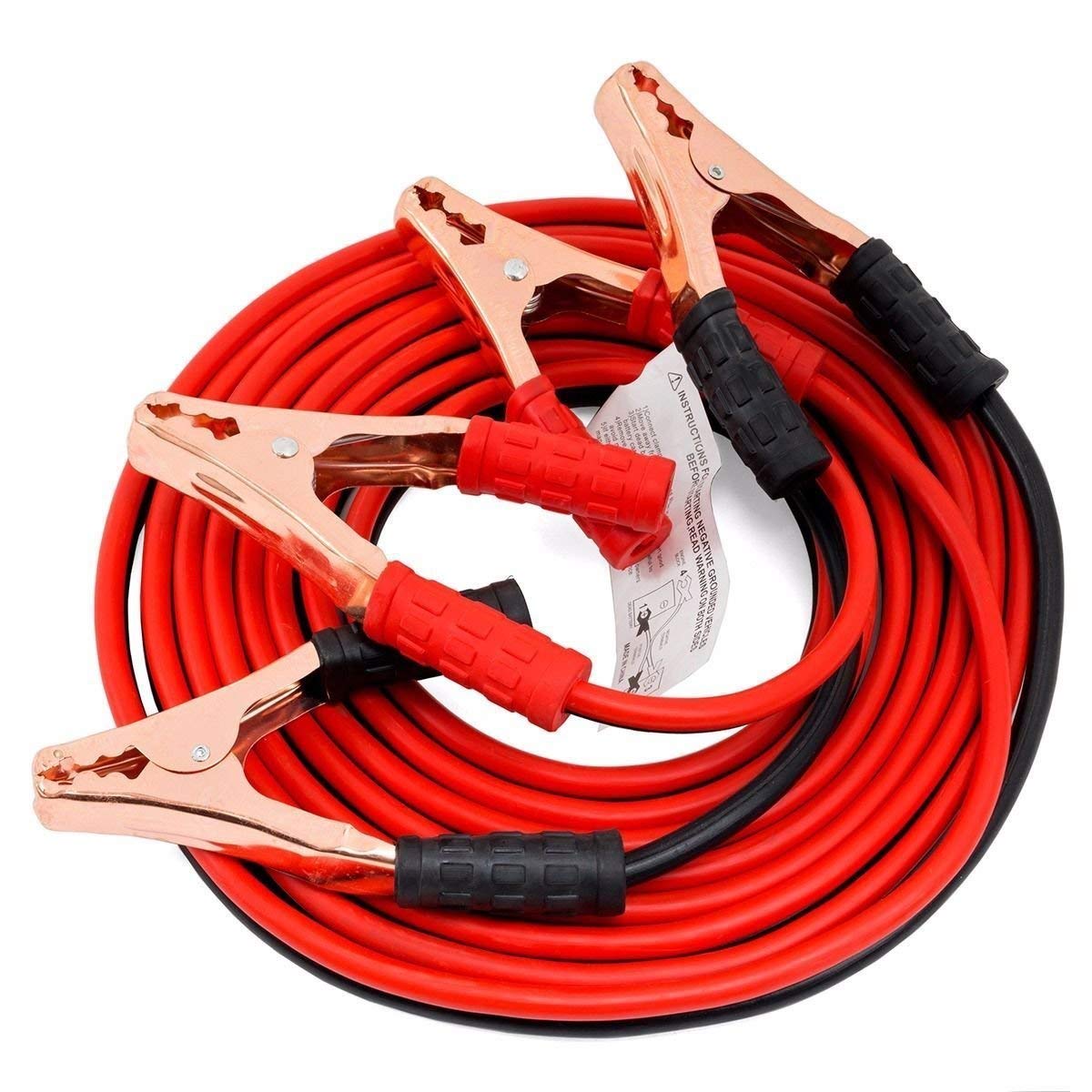 GION 500 AMP Car Jumper Cable Heavy Duty Car Auto Battery Booster Jumper Cable Wire Clamp with Alligator Wire - 2.21 Meter