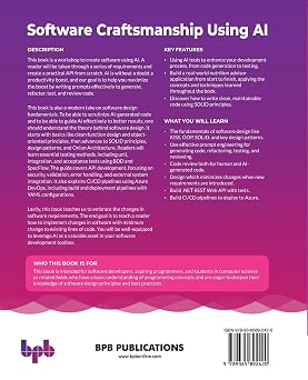 Software Craftsmanship Using AI: Practical guide for using LLMs in writing reviewing and testing code (English Edition)