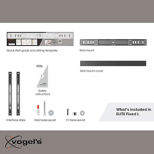 Miniatura 9 de Vogel's TVM 5605 Soporte de pared para TV de 40 a 100 pulgadas, máx. 220 libras, soporte de TV VESA máx. 600 x 400, compatible universalmente,